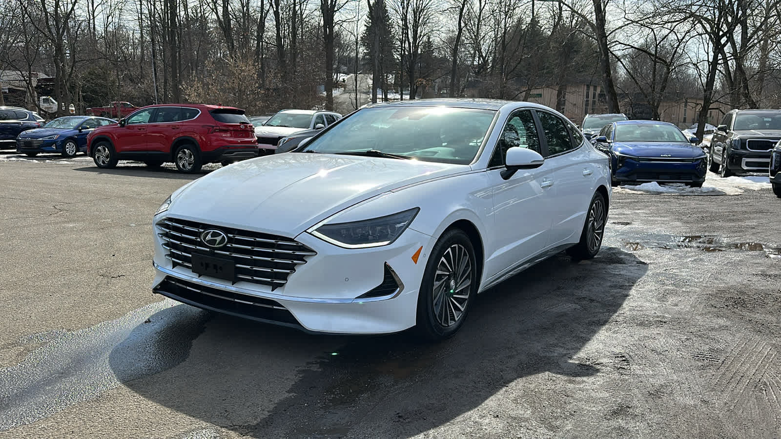 used 2023 Hyundai Sonata Hybrid car, priced at $23,509