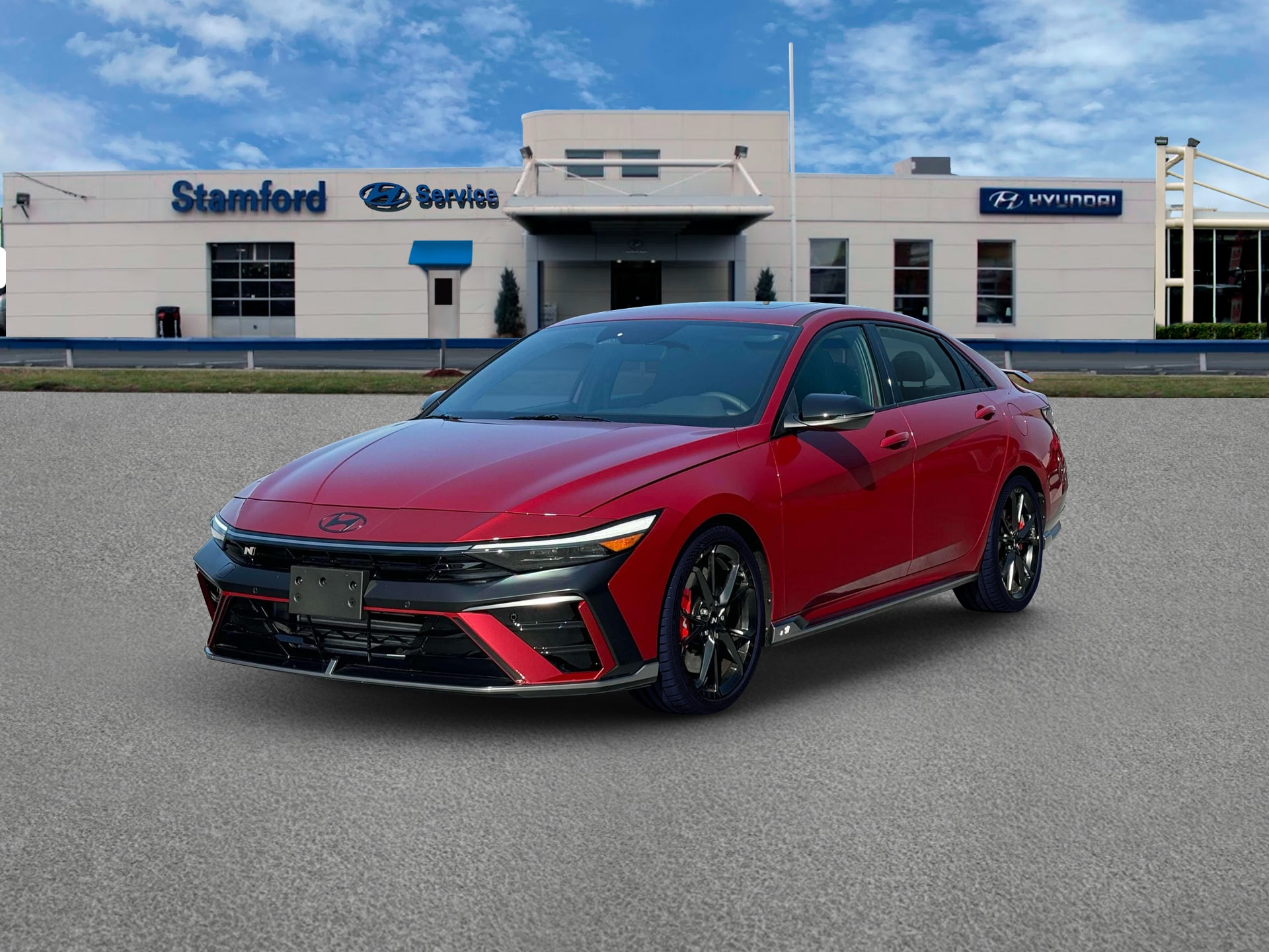 new 2025 Hyundai Elantra N car, priced at $37,445