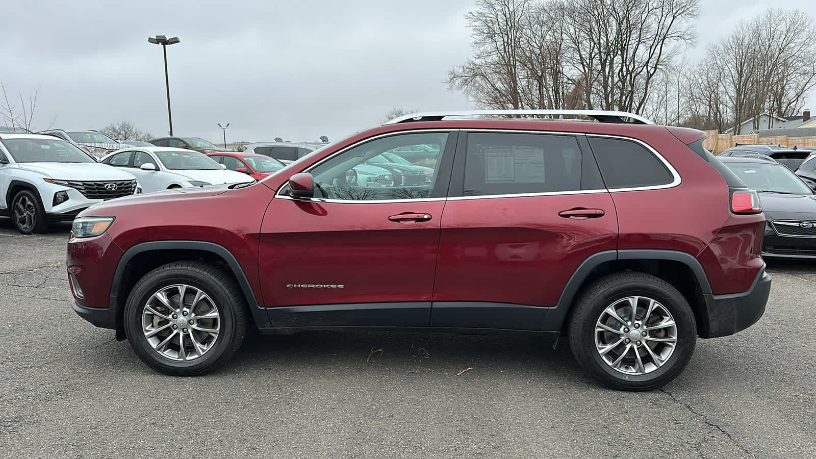 used 2021 Jeep Cherokee car, priced at $19,403