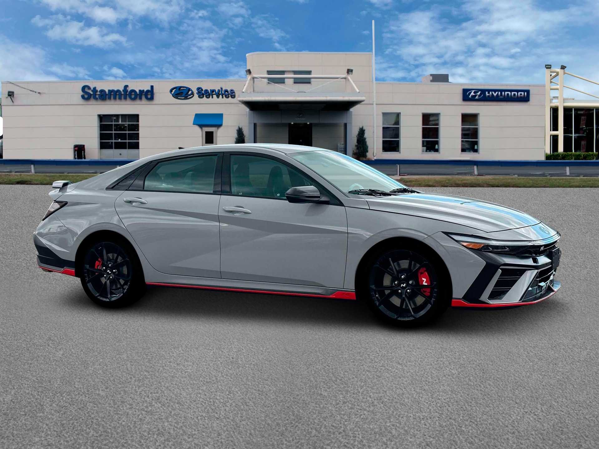 new 2025 Hyundai Elantra N car, priced at $36,140