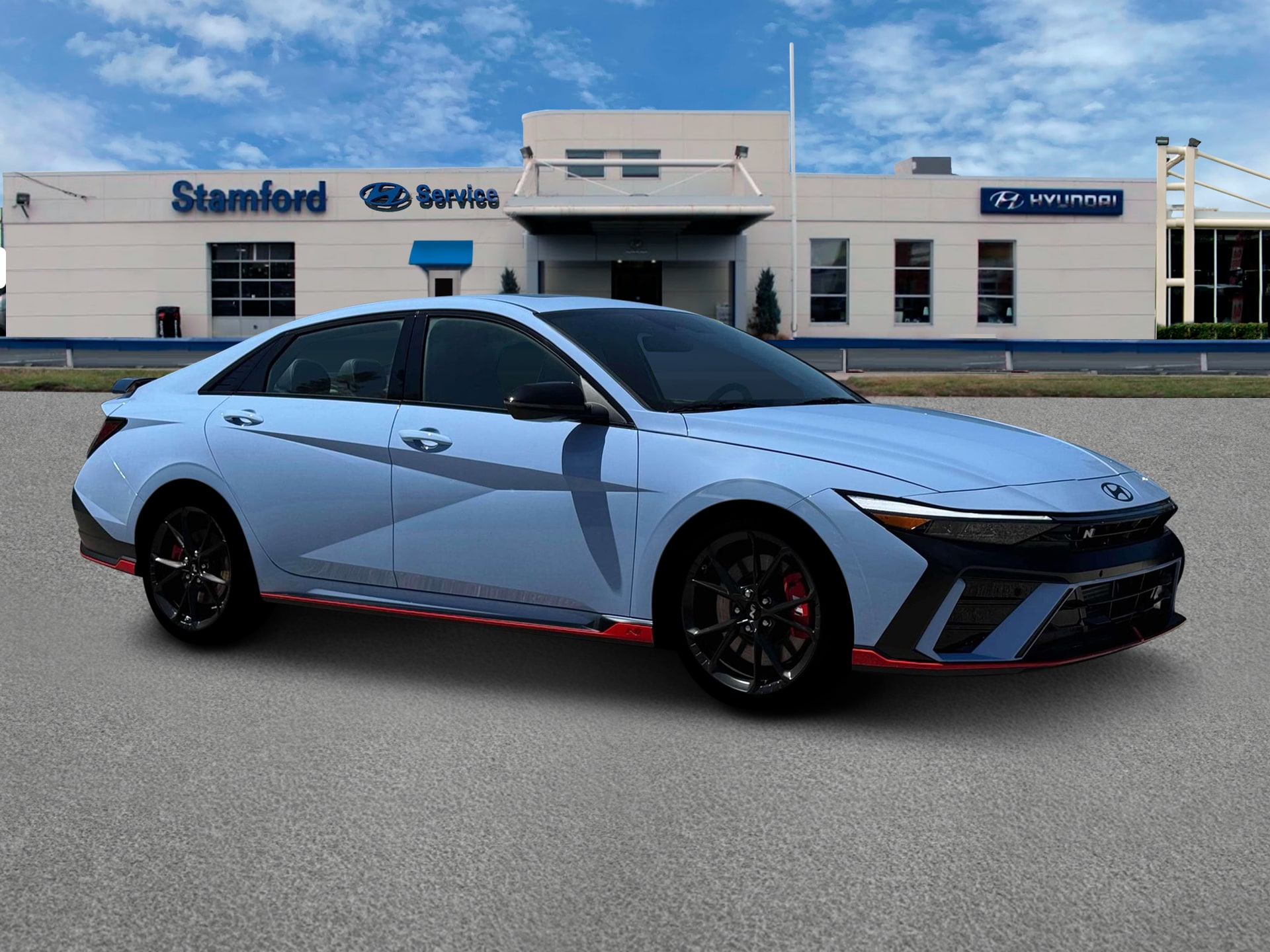 new 2025 Hyundai Elantra N car, priced at $37,720