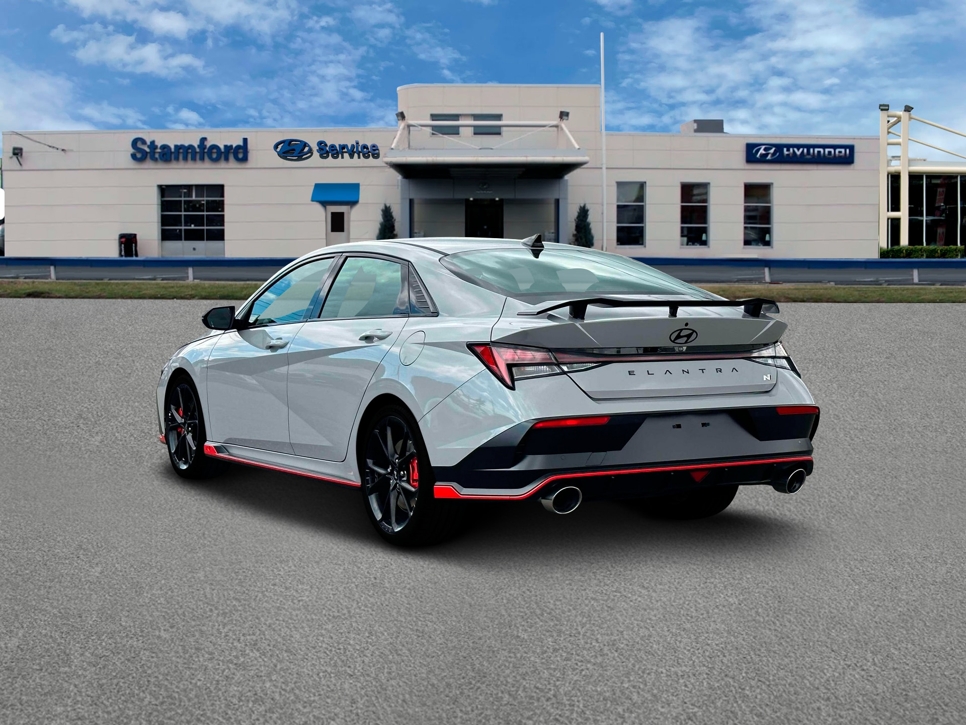 new 2025 Hyundai Elantra N car, priced at $36,140