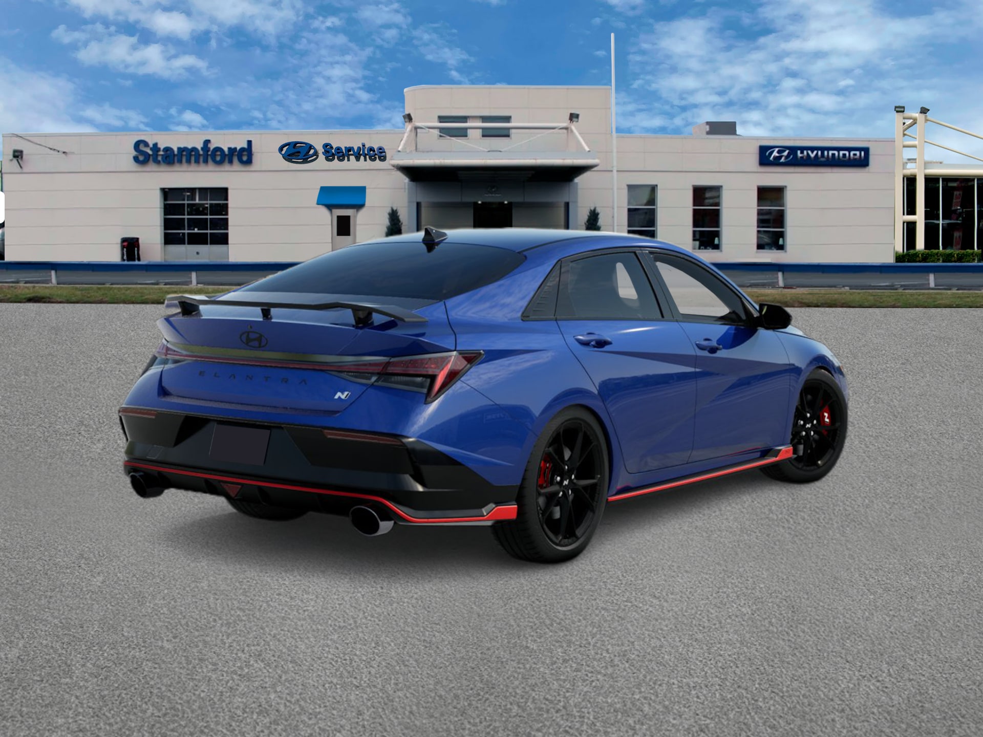 new 2025 Hyundai Elantra N car, priced at $35,100