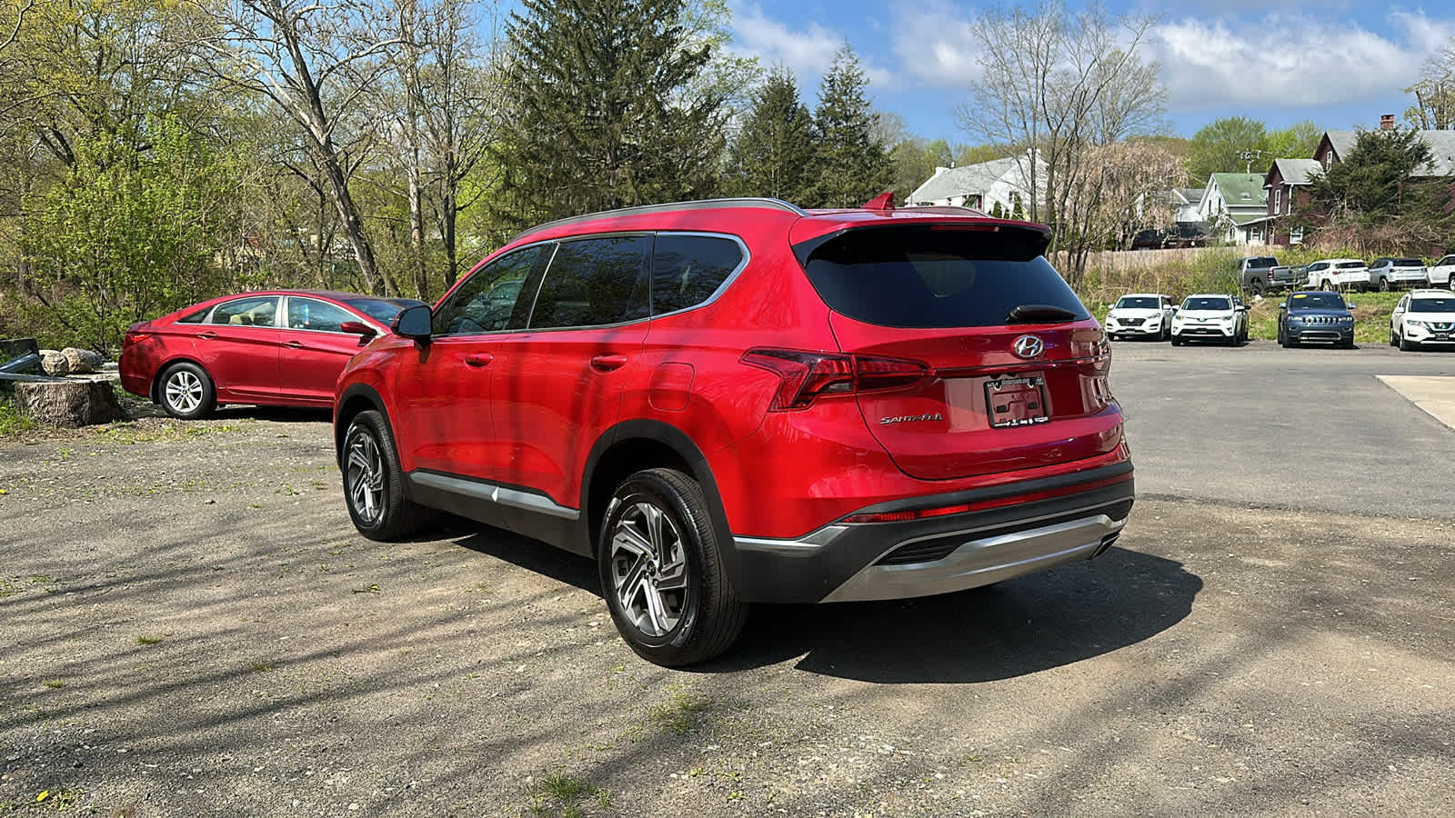 used 2021 Hyundai Santa Fe car, priced at $25,985