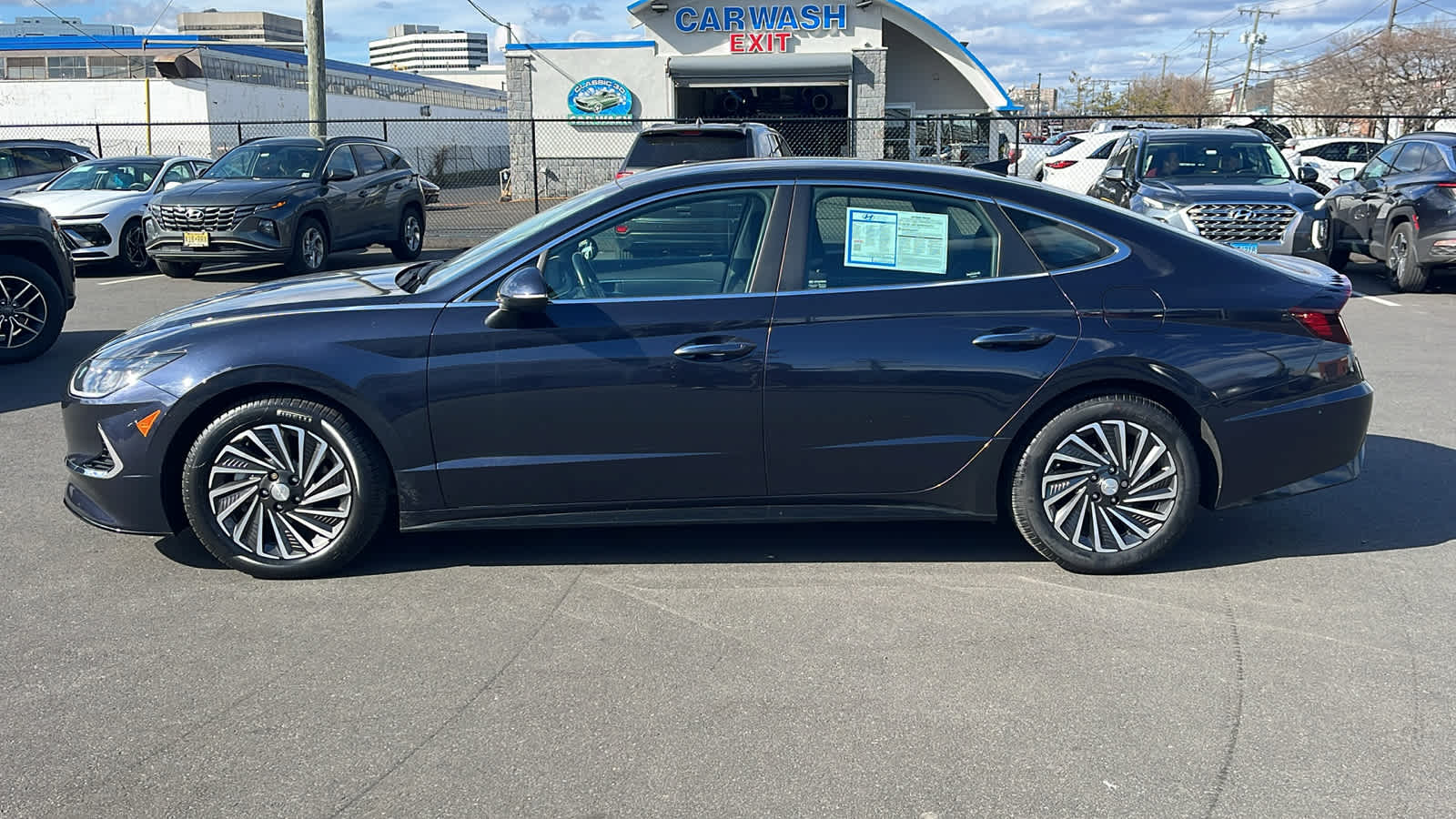 used 2022 Hyundai Sonata Hybrid car, priced at $21,588