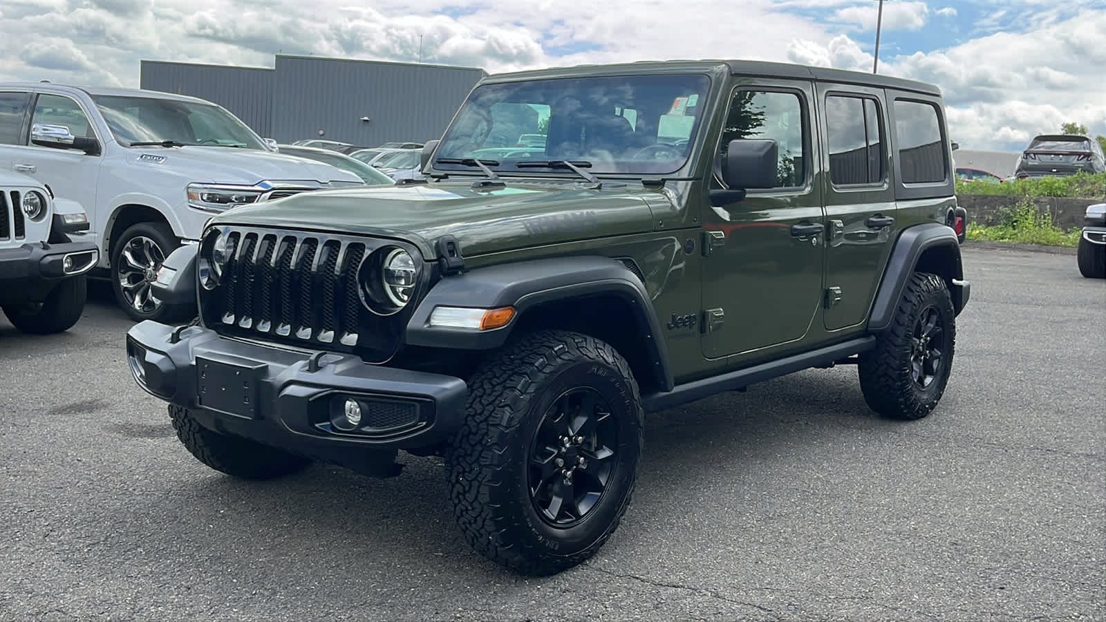 used 2021 Jeep Wrangler car, priced at $25,618