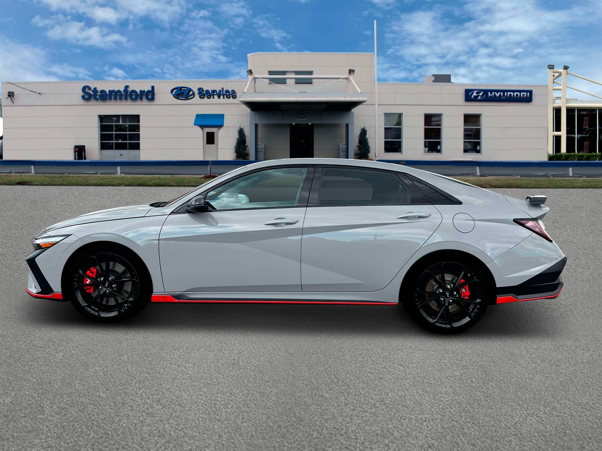 new 2025 Hyundai Elantra N car, priced at $36,140