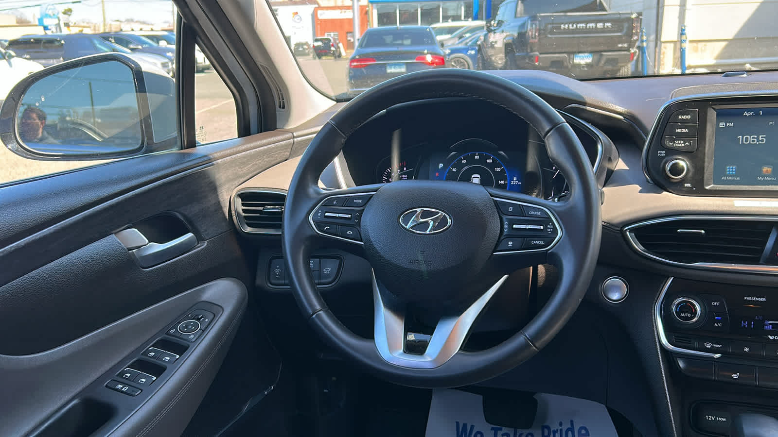 used 2019 Hyundai Santa Fe car, priced at $18,502