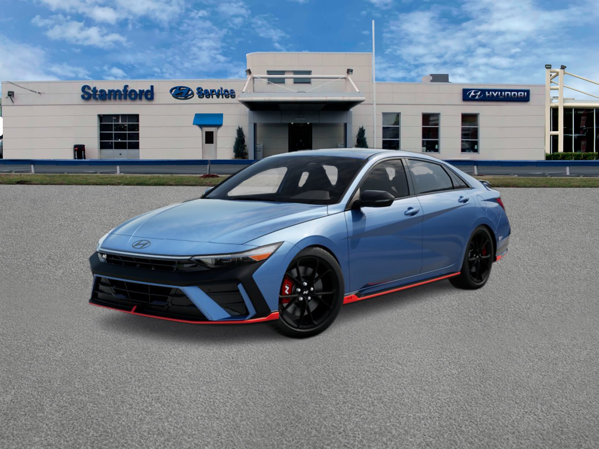 new 2025 Hyundai Elantra N car, priced at $37,445