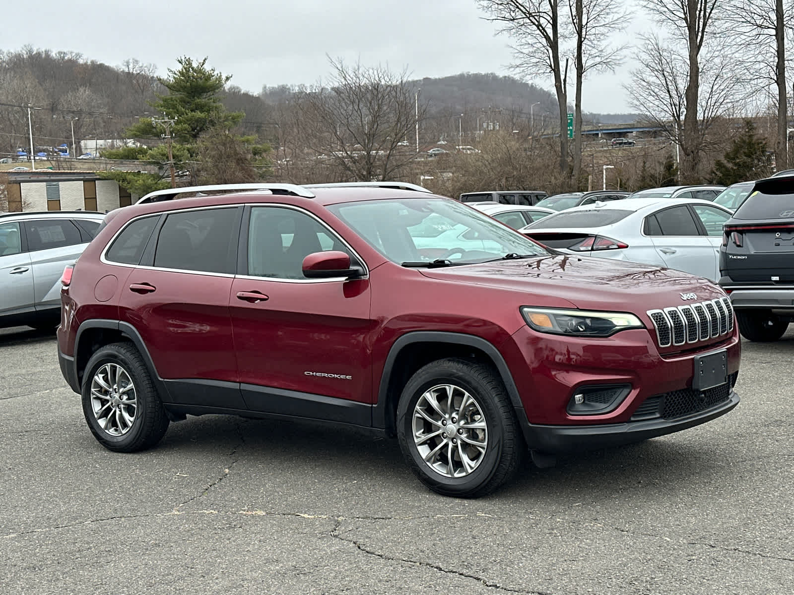 used 2021 Jeep Cherokee car, priced at $19,403