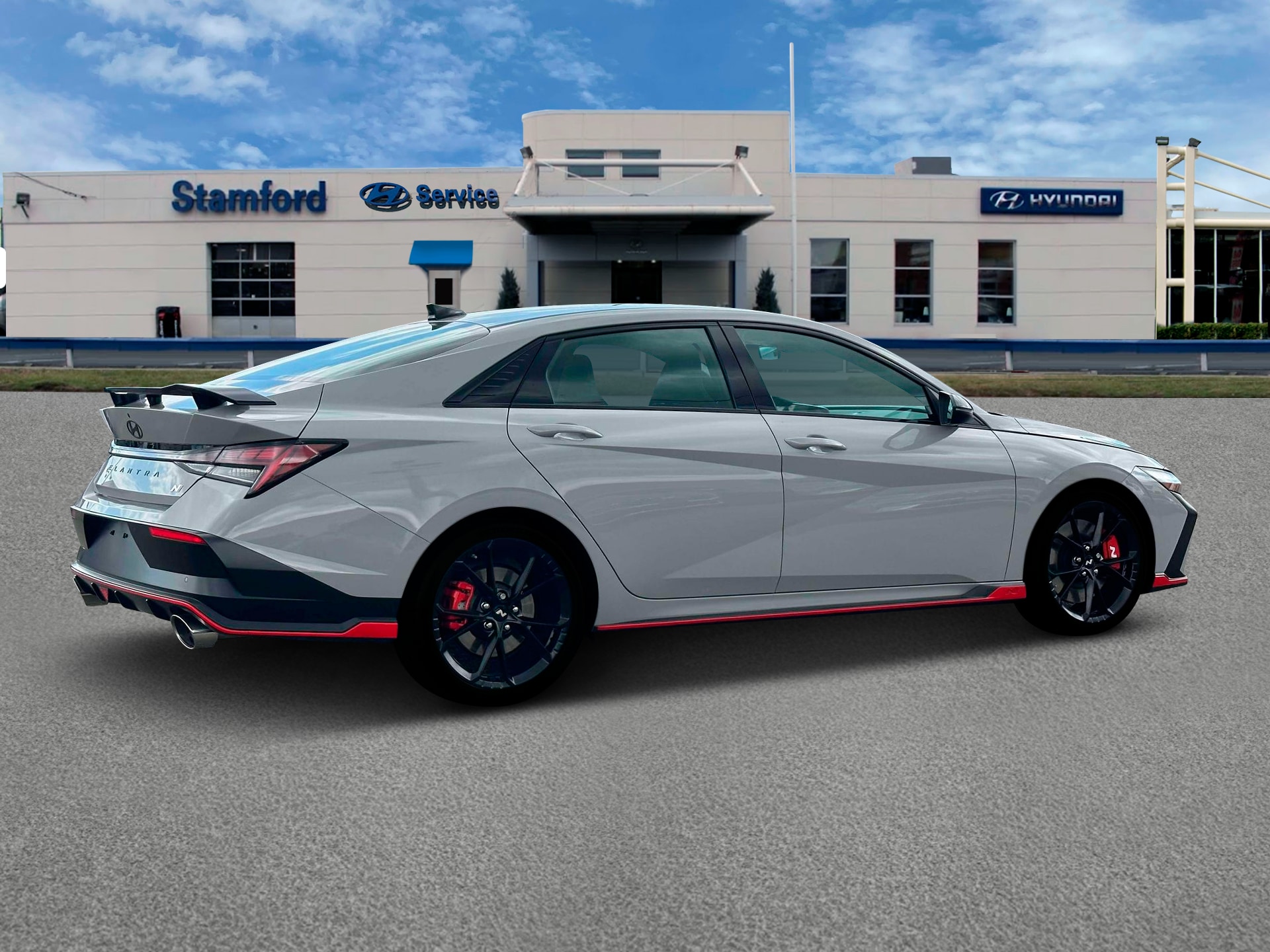 new 2025 Hyundai Elantra N car, priced at $36,140