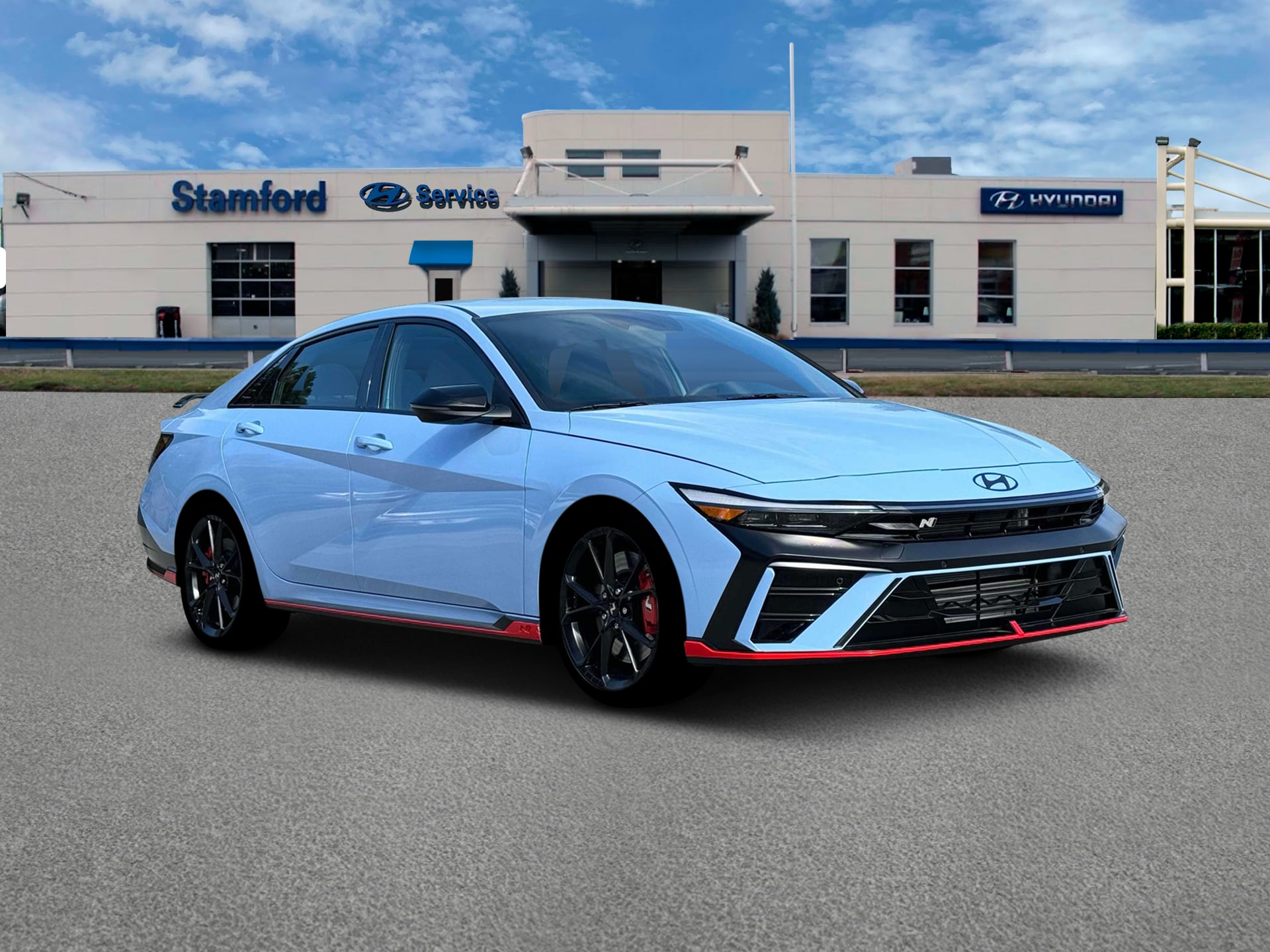 new 2025 Hyundai Elantra N car, priced at $35,570