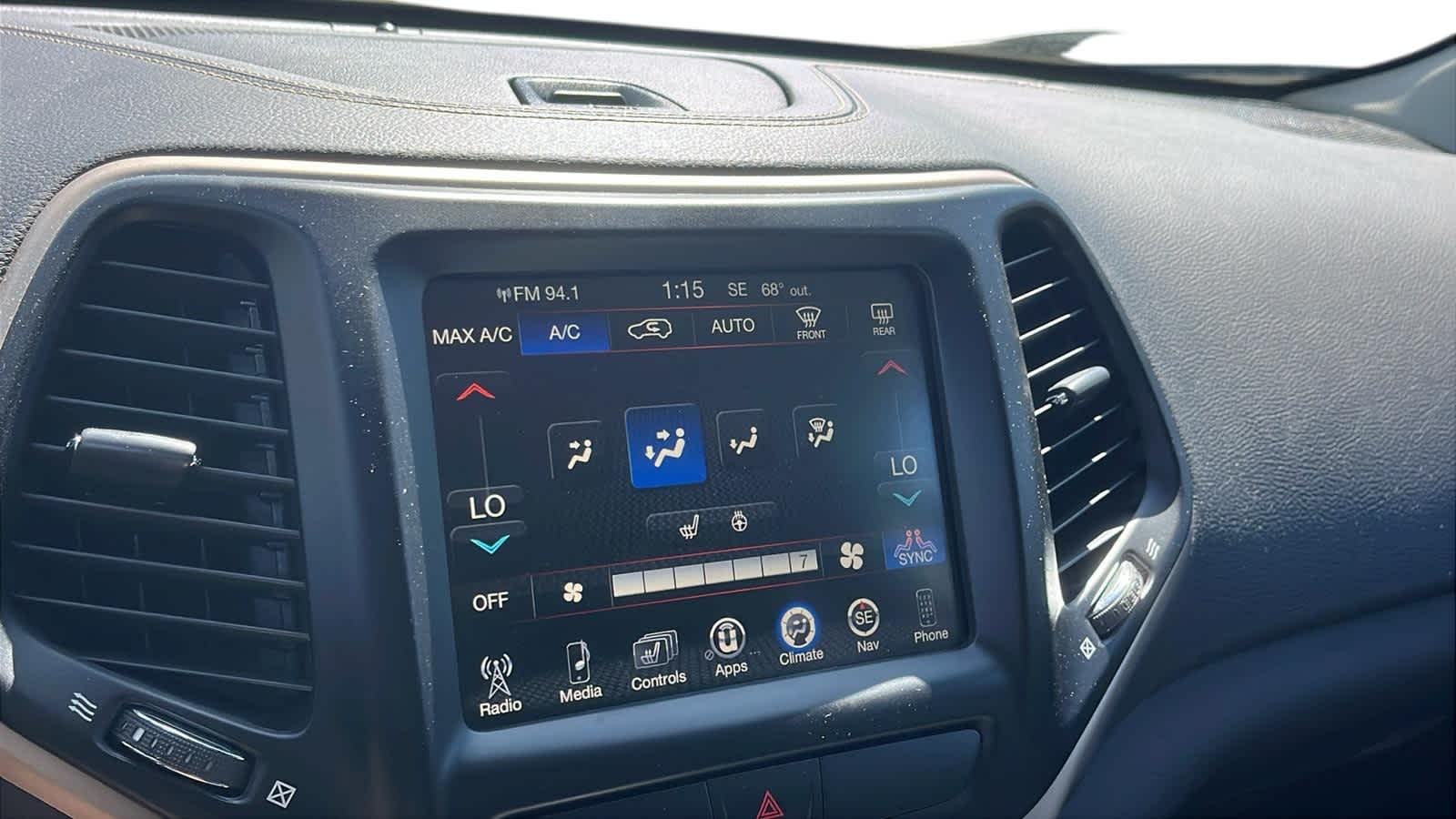 used 2017 Jeep Cherokee car, priced at $15,416