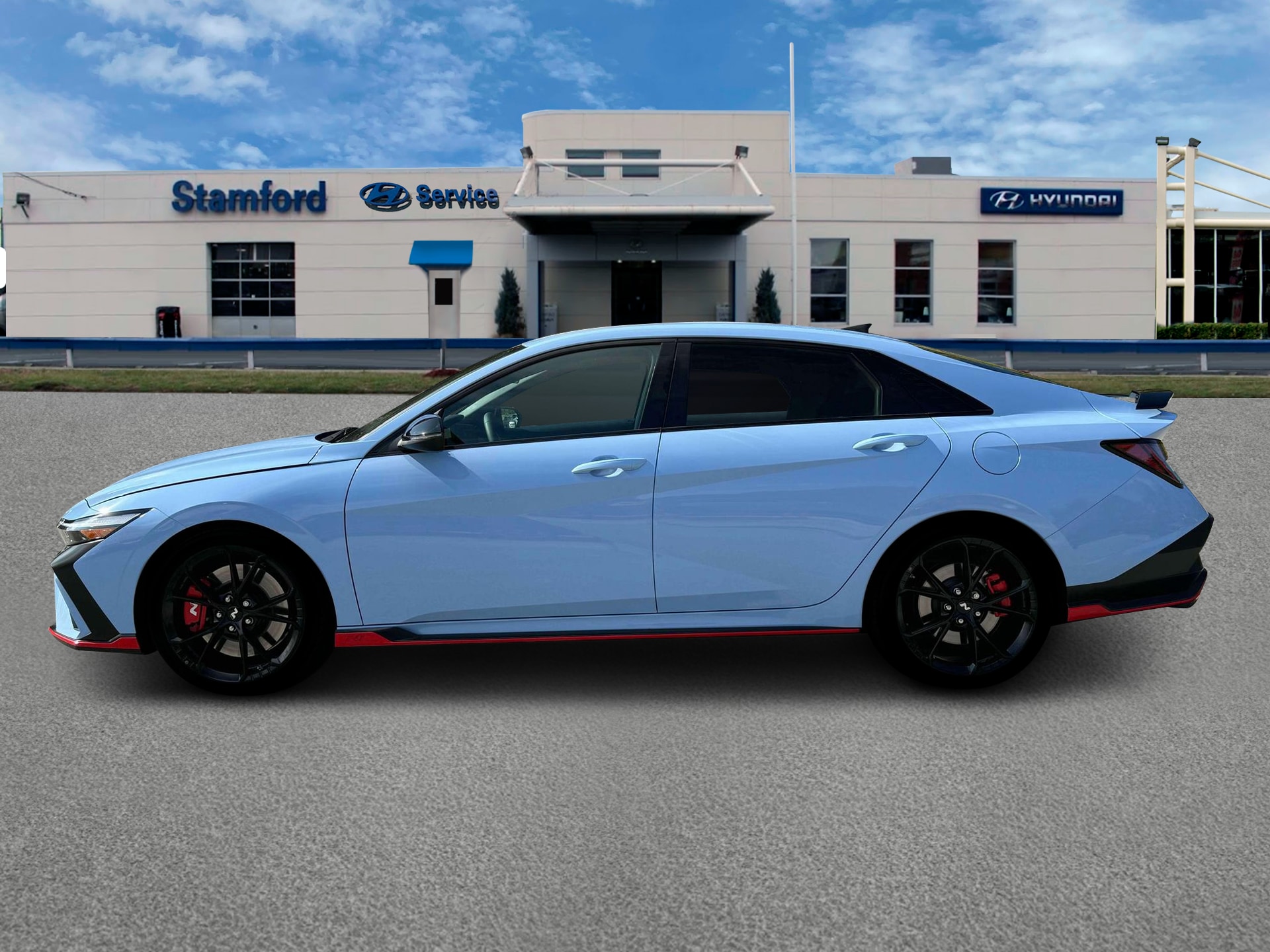 new 2025 Hyundai Elantra N car, priced at $35,570