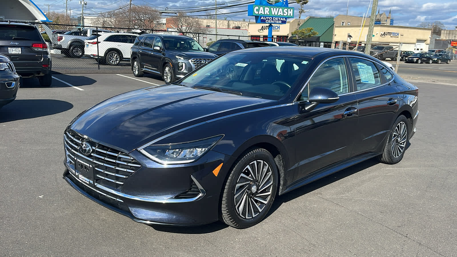 used 2022 Hyundai Sonata Hybrid car, priced at $21,588