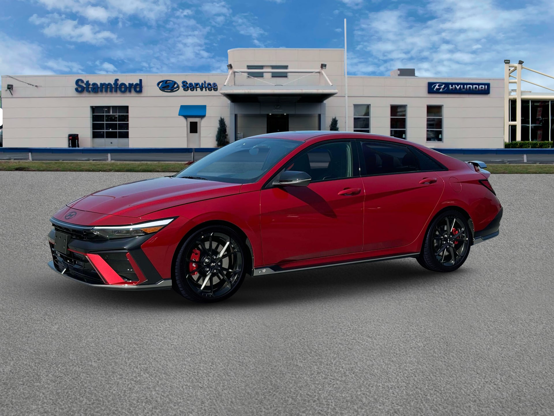 new 2025 Hyundai Elantra N car, priced at $37,445