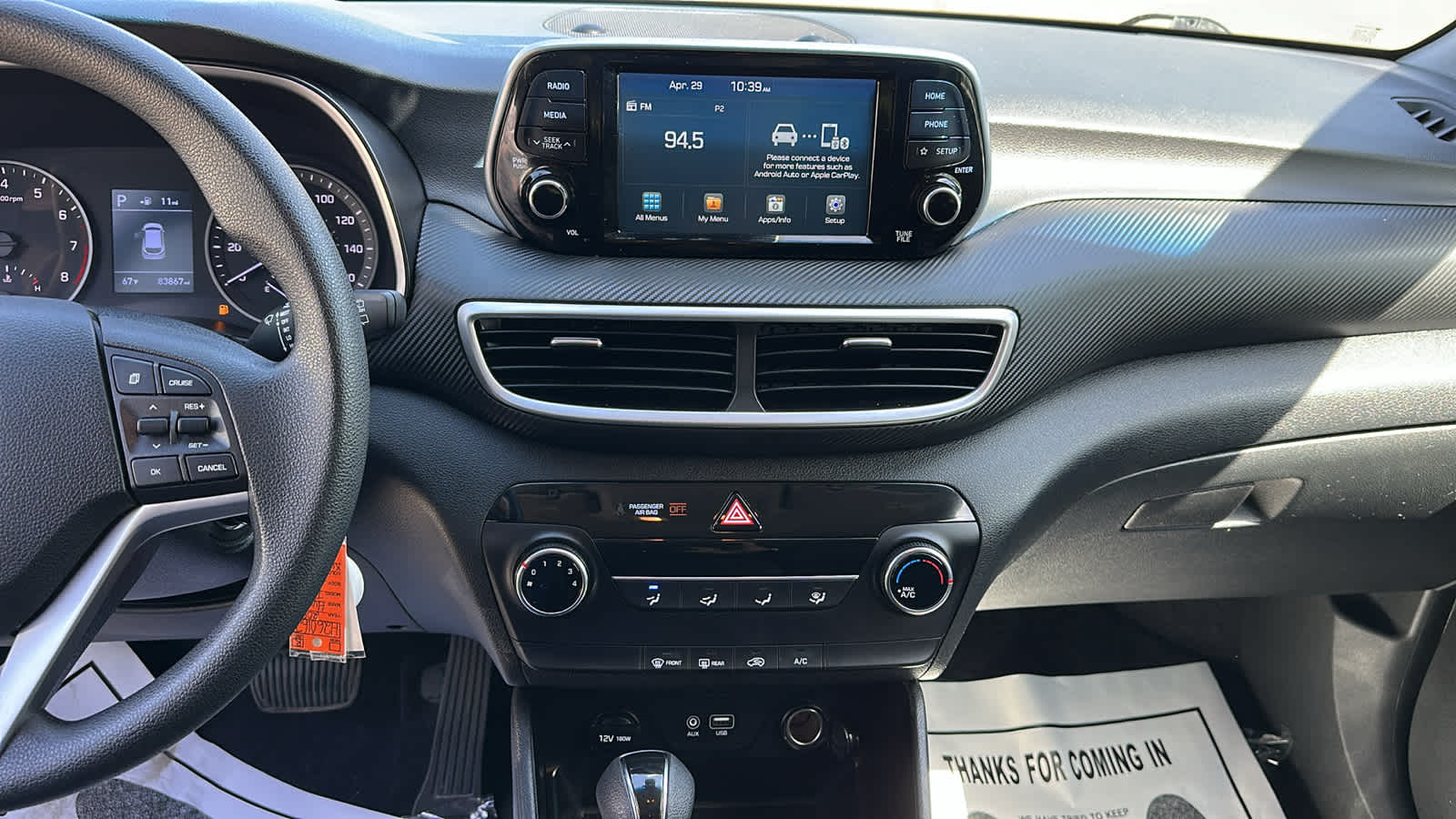 used 2019 Hyundai Tucson car, priced at $15,502