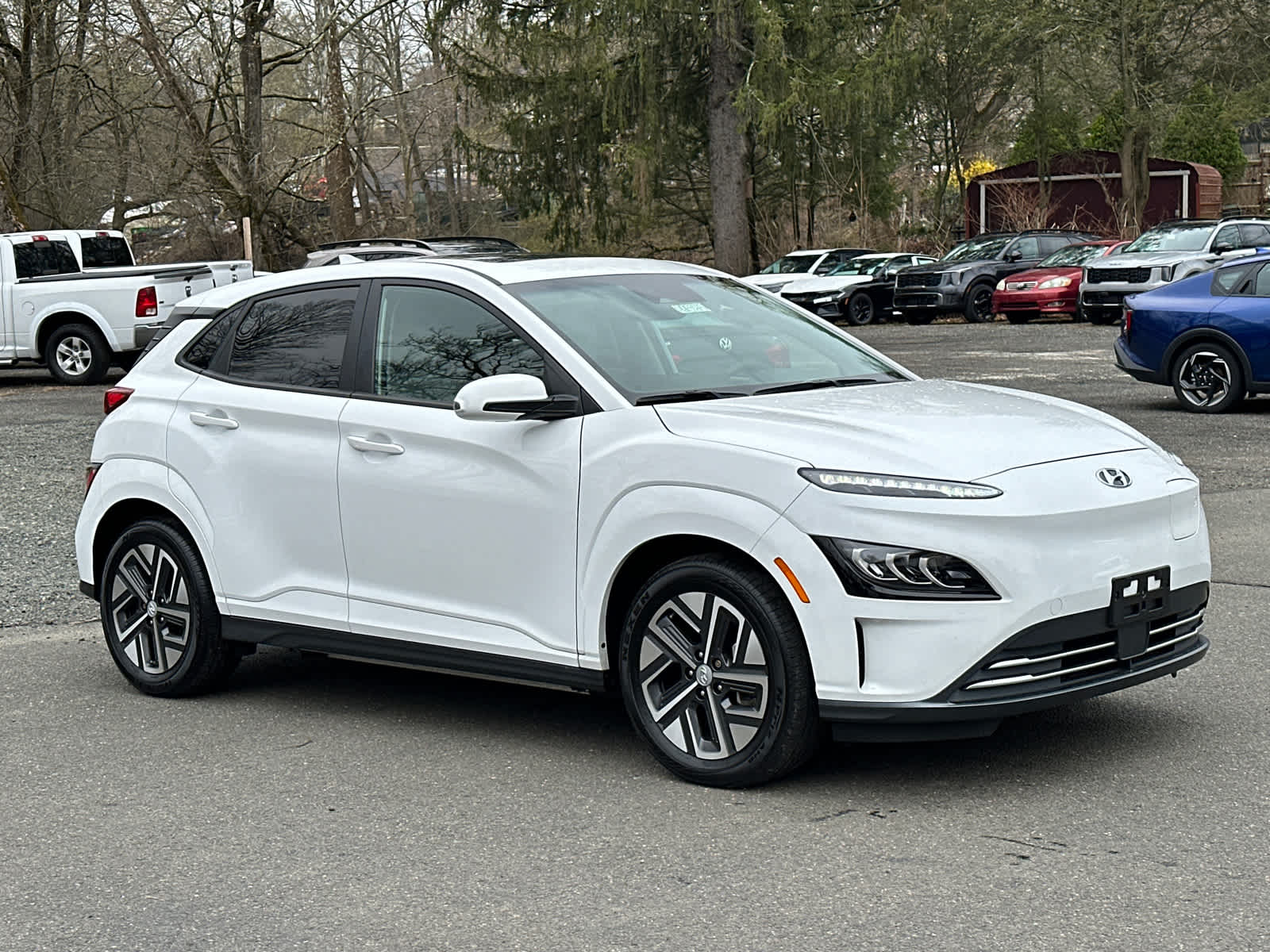 used 2022 Hyundai Kona Electric car, priced at $22,209