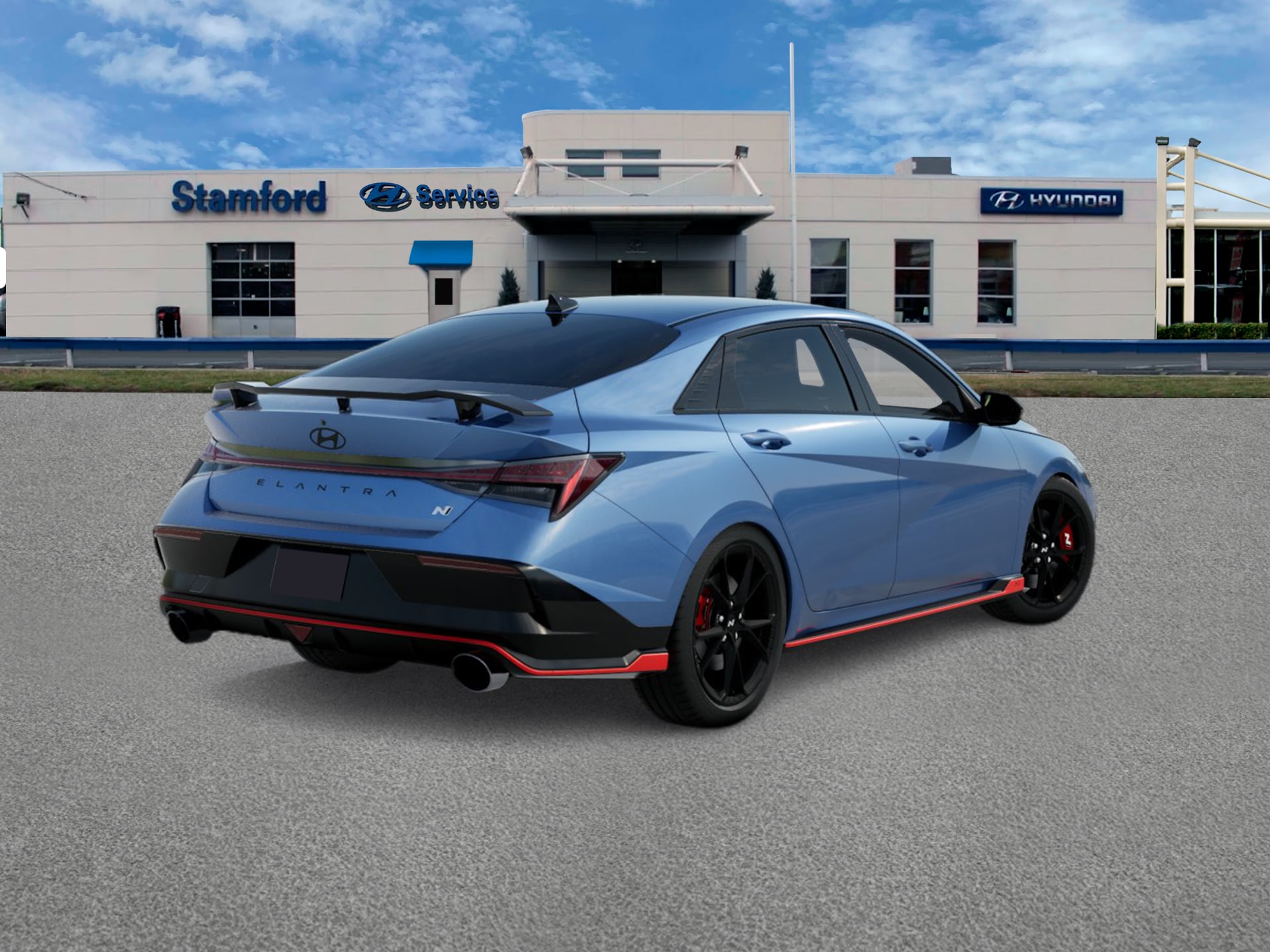 new 2025 Hyundai Elantra N car, priced at $37,445