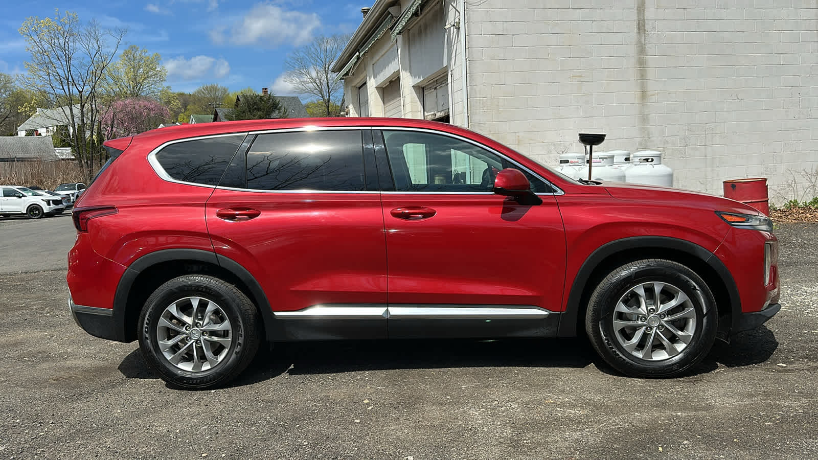 used 2019 Hyundai Santa Fe car, priced at $19,902