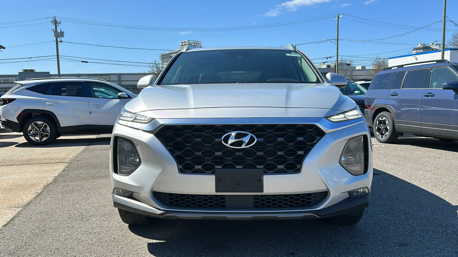 used 2019 Hyundai Santa Fe car, priced at $18,502