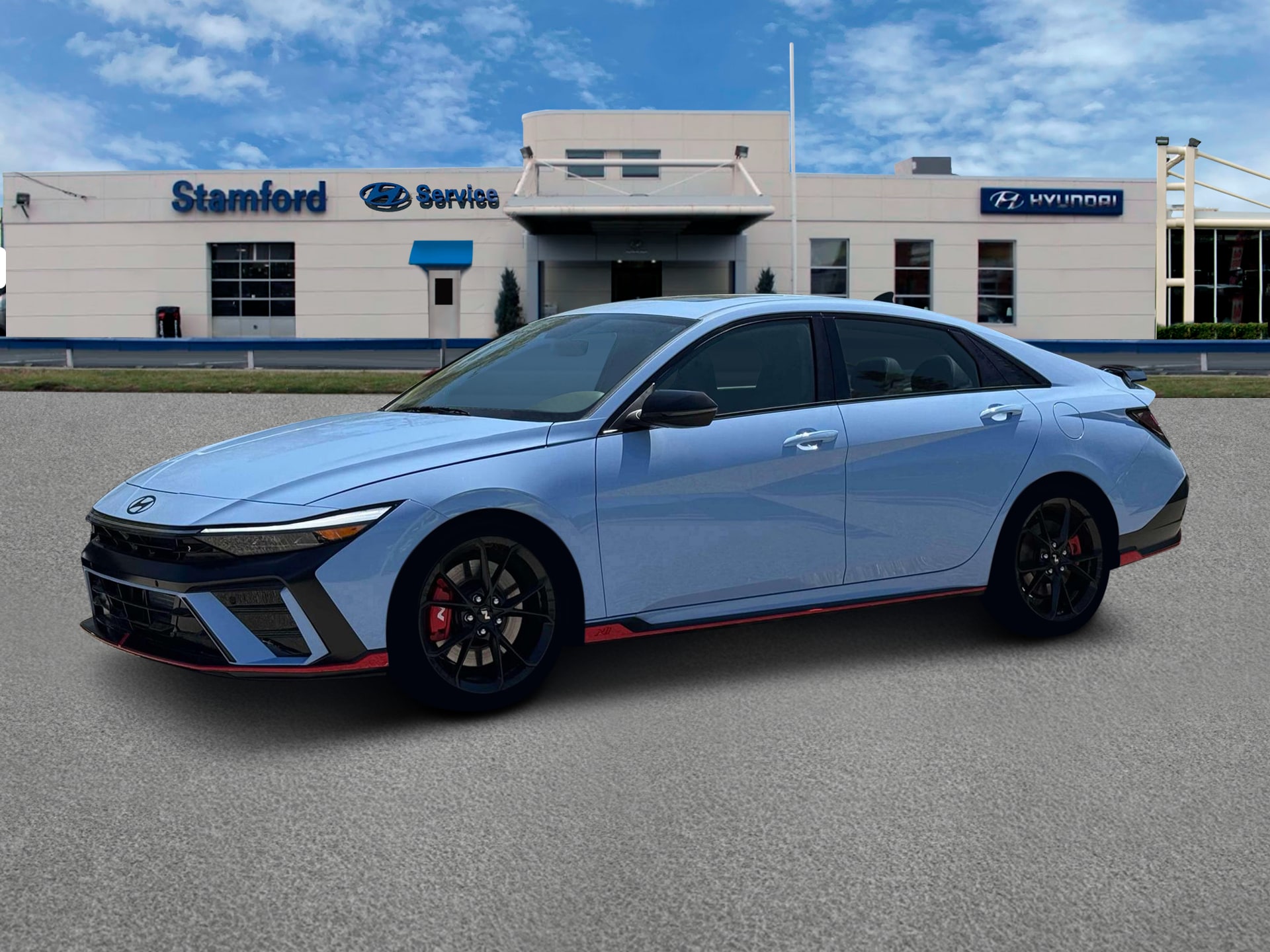 new 2025 Hyundai Elantra N car, priced at $37,720