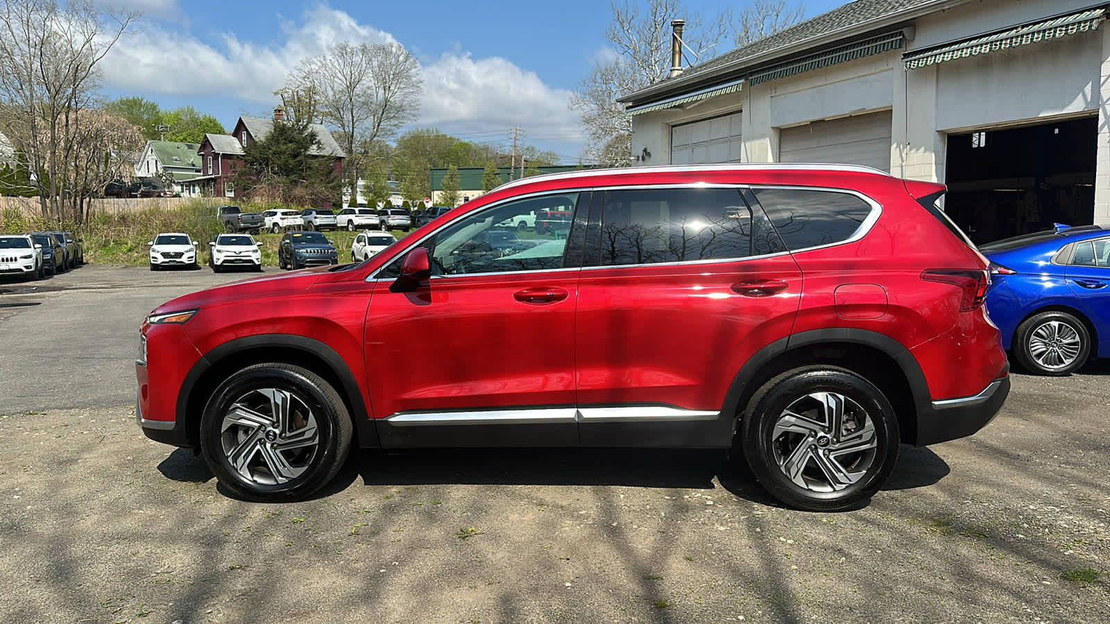 used 2021 Hyundai Santa Fe car, priced at $25,985