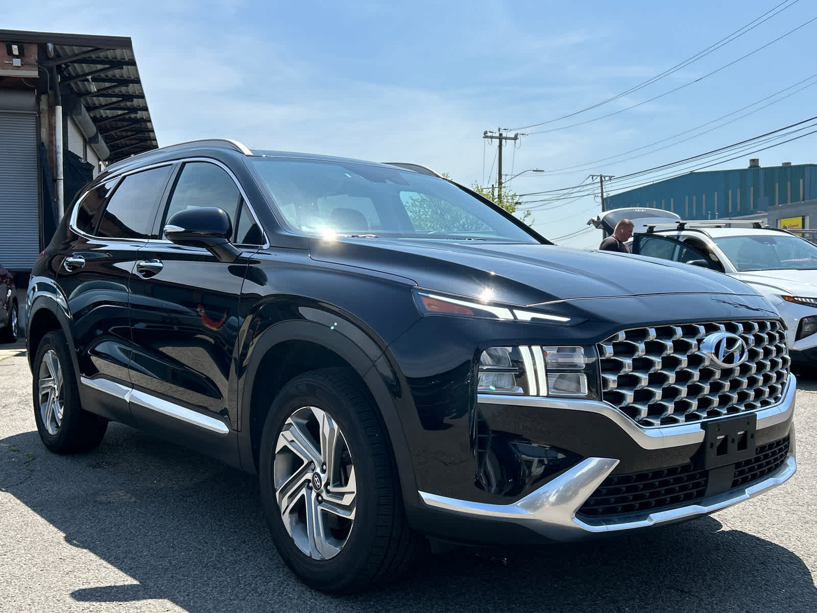 used 2021 Hyundai Santa Fe car, priced at $19,207