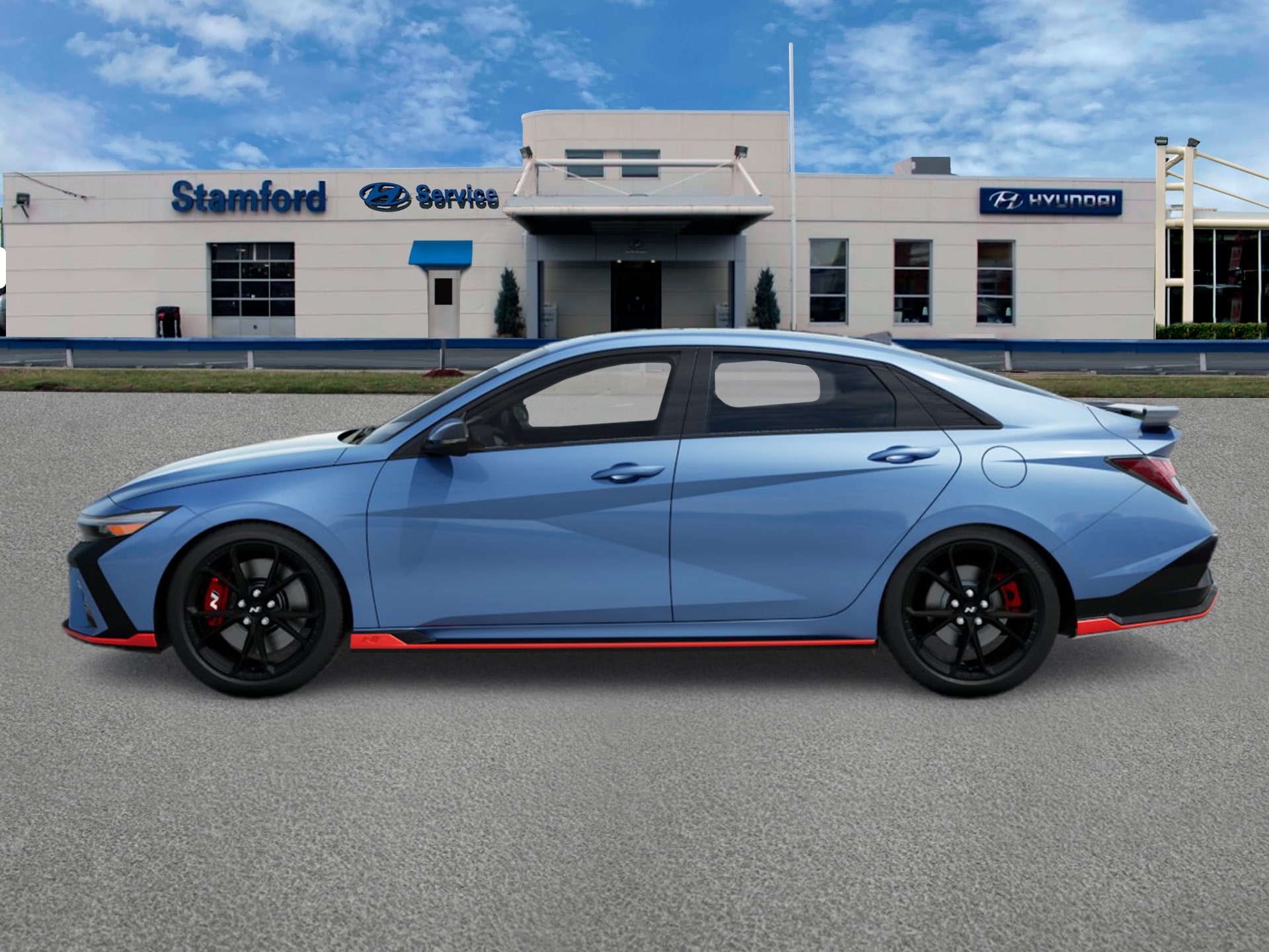 new 2025 Hyundai Elantra N car, priced at $37,445