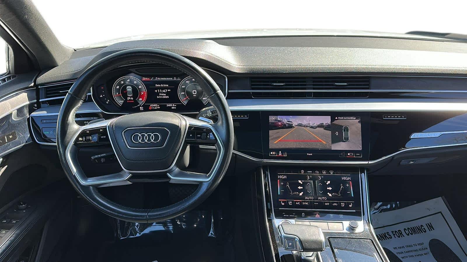 used 2021 Audi A8 car, priced at $48,824