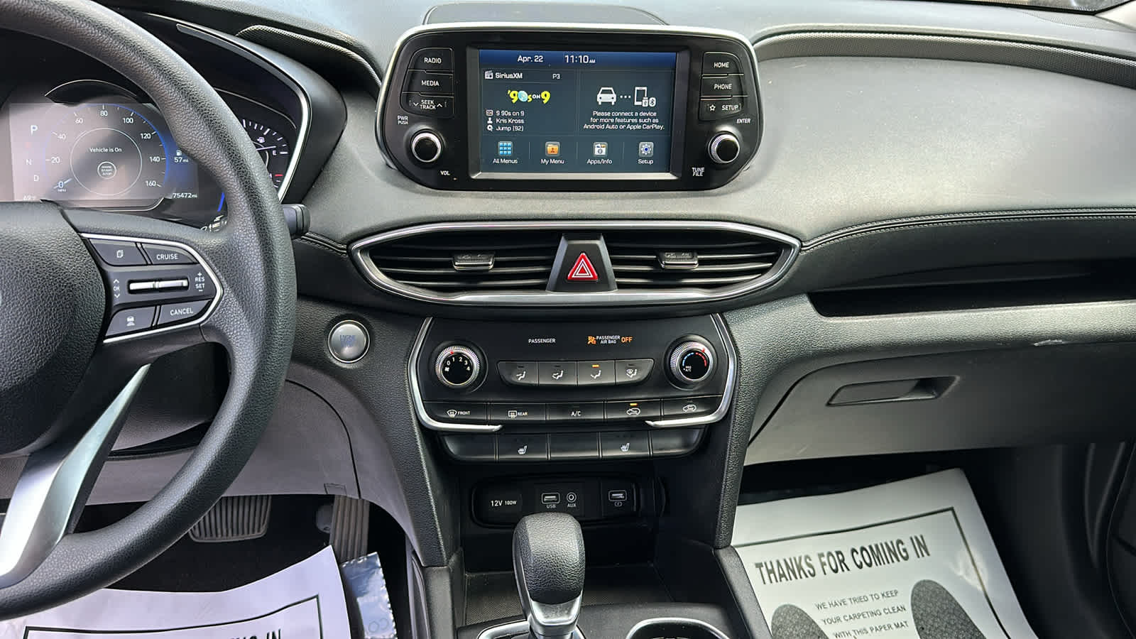 used 2019 Hyundai Santa Fe car, priced at $19,902