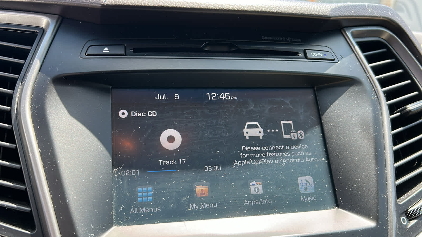 used 2018 Hyundai Santa Fe Sport car, priced at $15,508