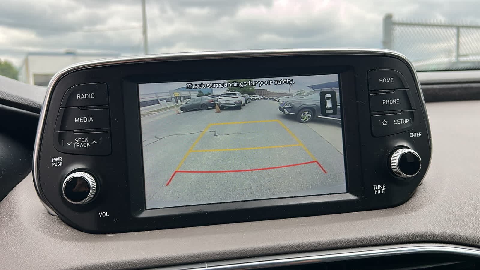 used 2020 Hyundai Santa Fe car, priced at $15,509