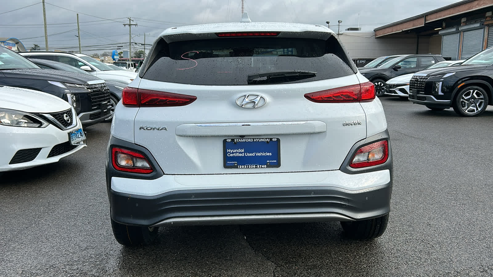 used 2021 Hyundai Kona Electric car, priced at $19,306