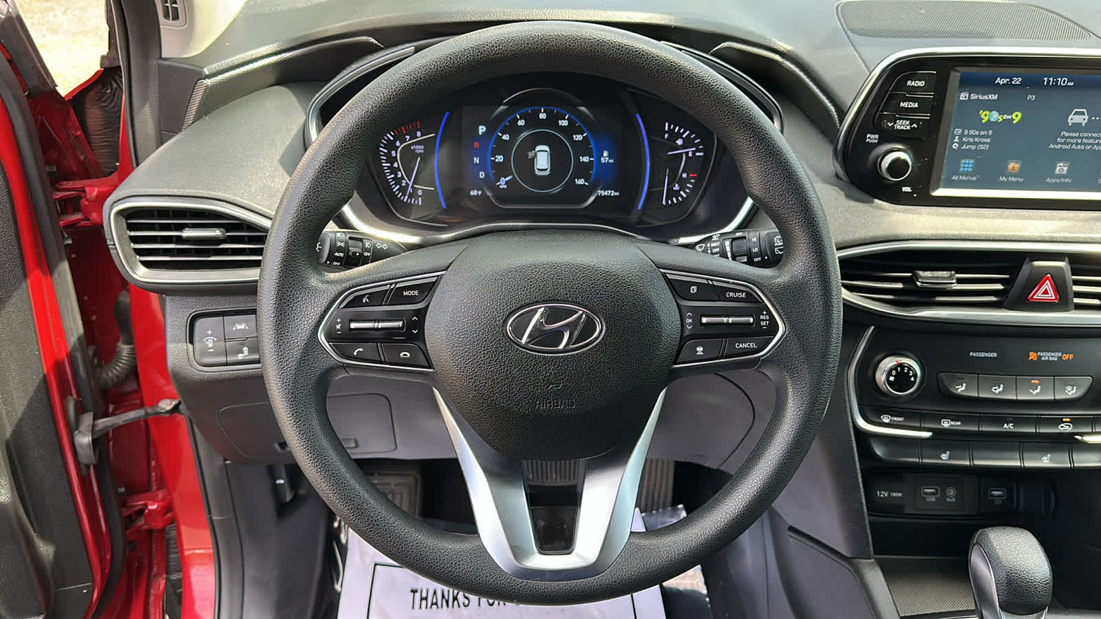 used 2019 Hyundai Santa Fe car, priced at $19,902