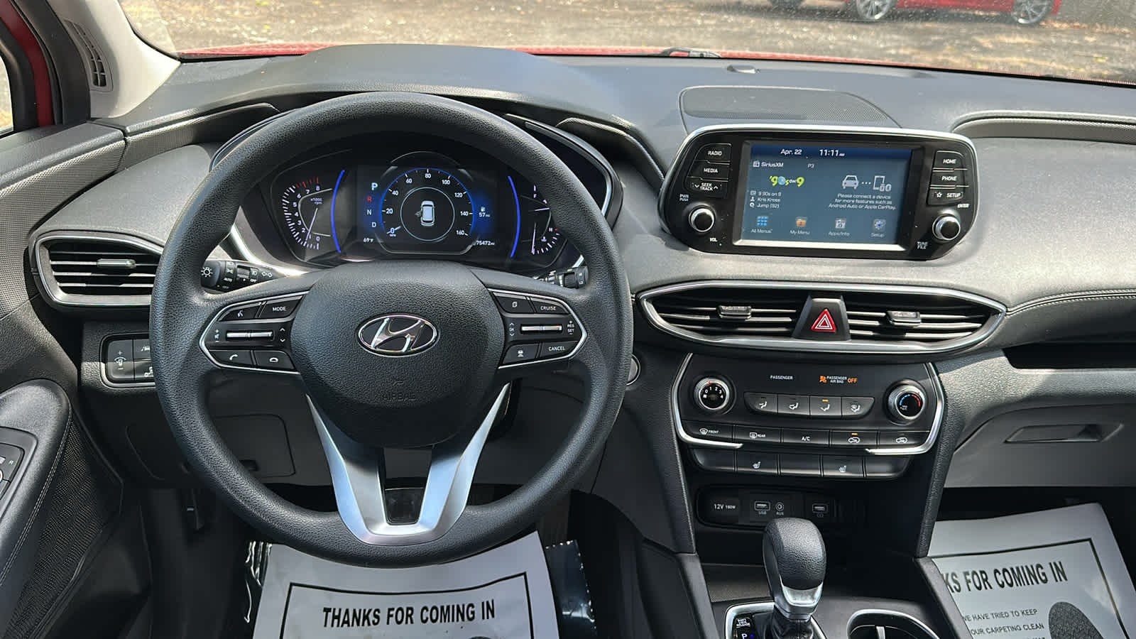 used 2019 Hyundai Santa Fe car, priced at $19,902