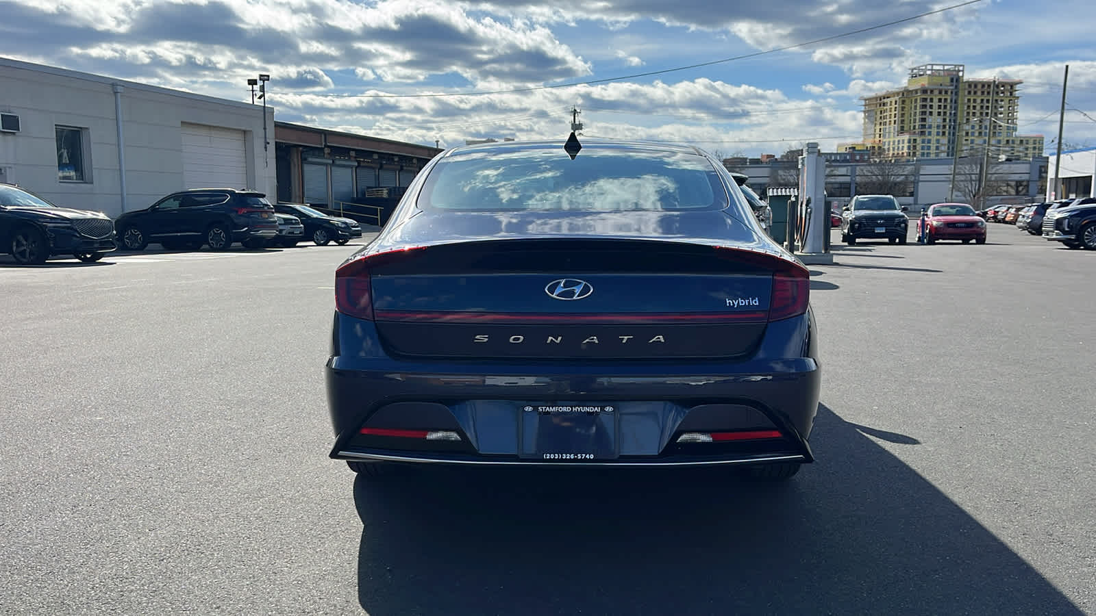 used 2022 Hyundai Sonata Hybrid car, priced at $21,588