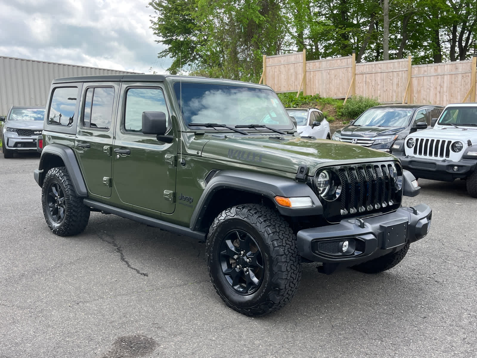 used 2021 Jeep Wrangler car, priced at $25,618