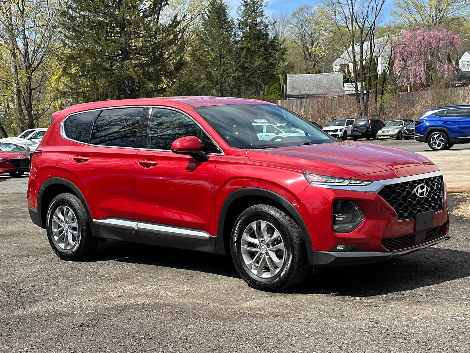 used 2019 Hyundai Santa Fe car, priced at $19,902