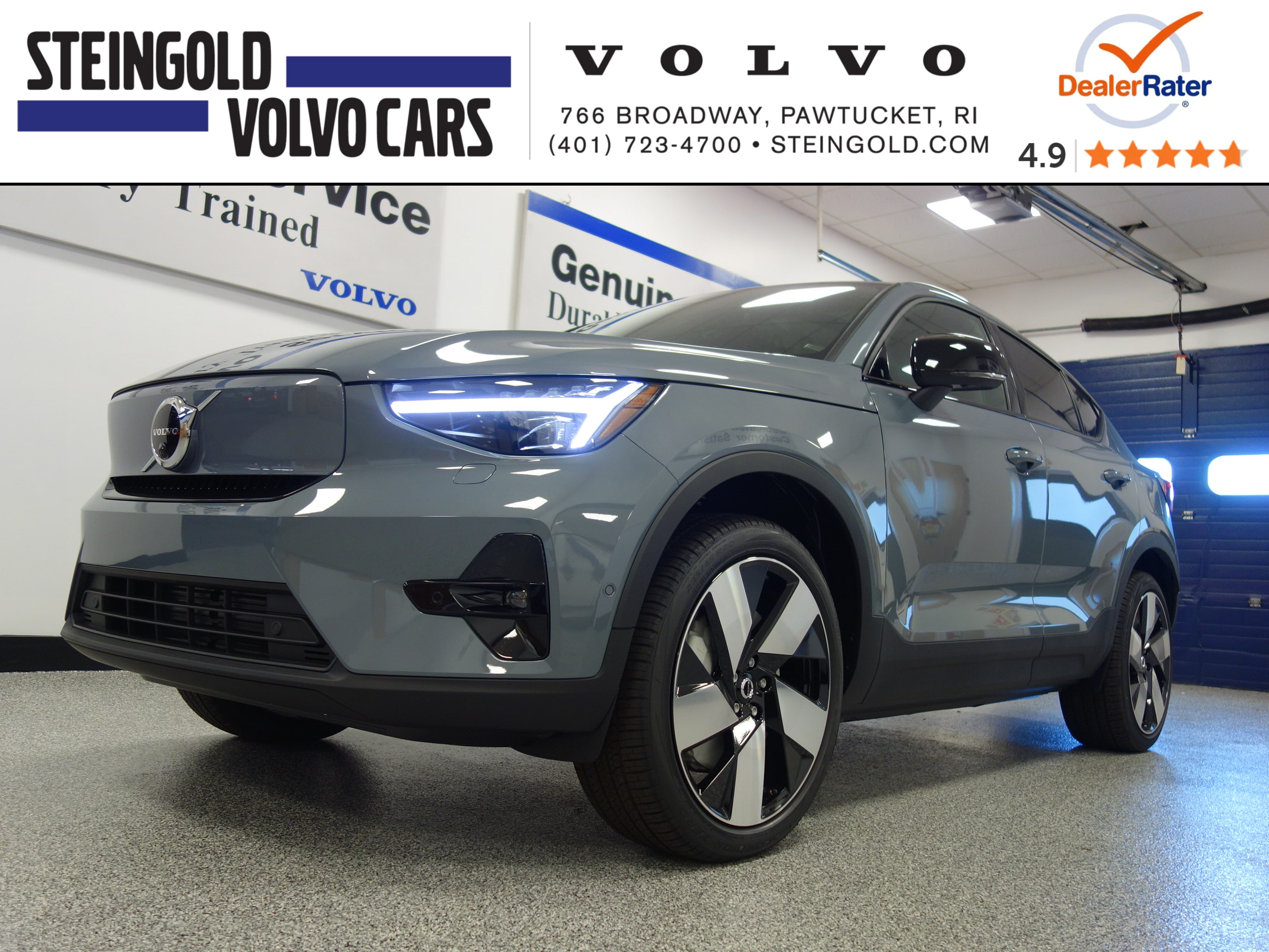 used 2023 Volvo C40 Recharge Pure Electric car, priced at $61,240