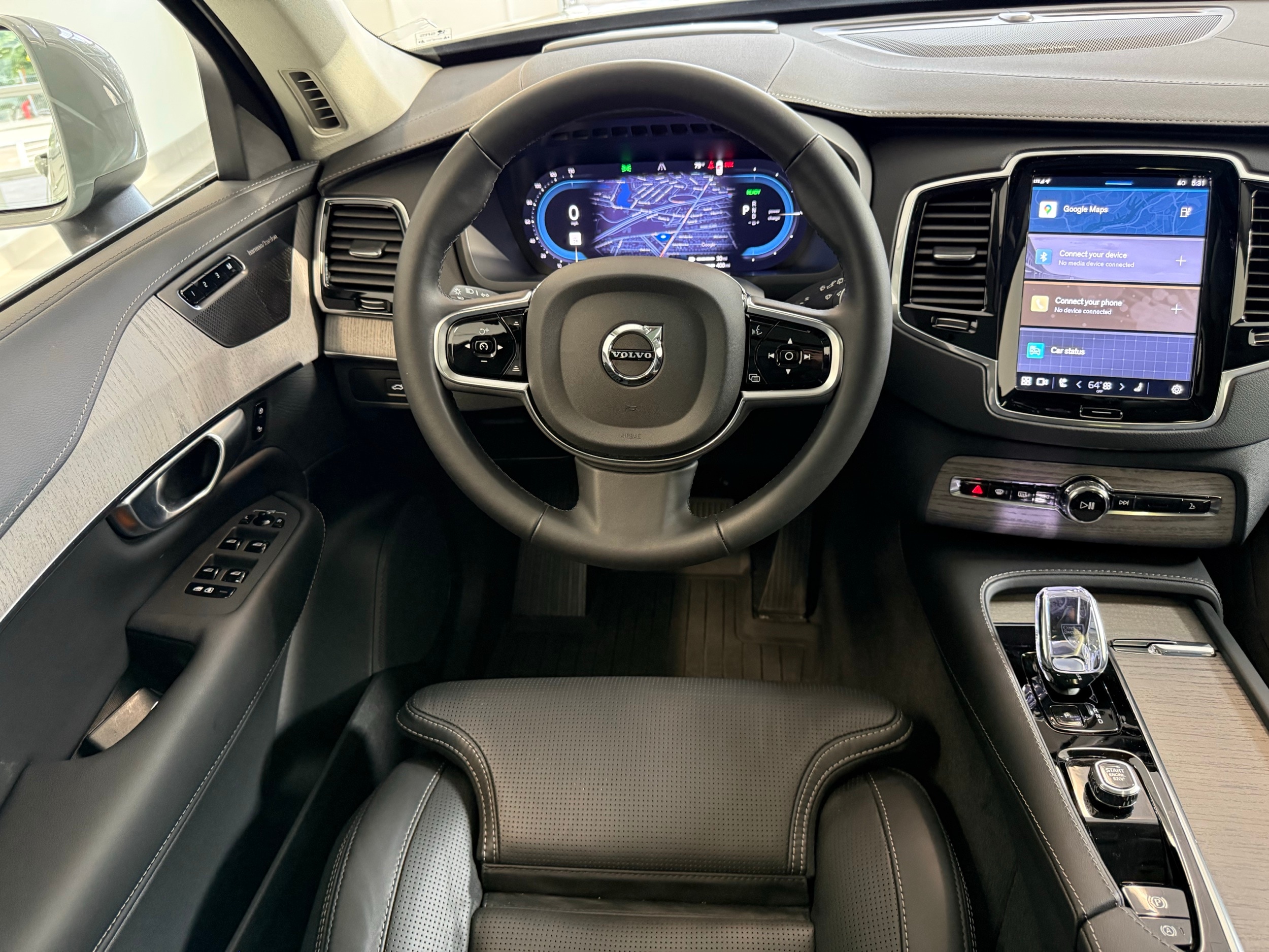used 2024 Volvo XC90 plug-in hybrid car, priced at $63,500