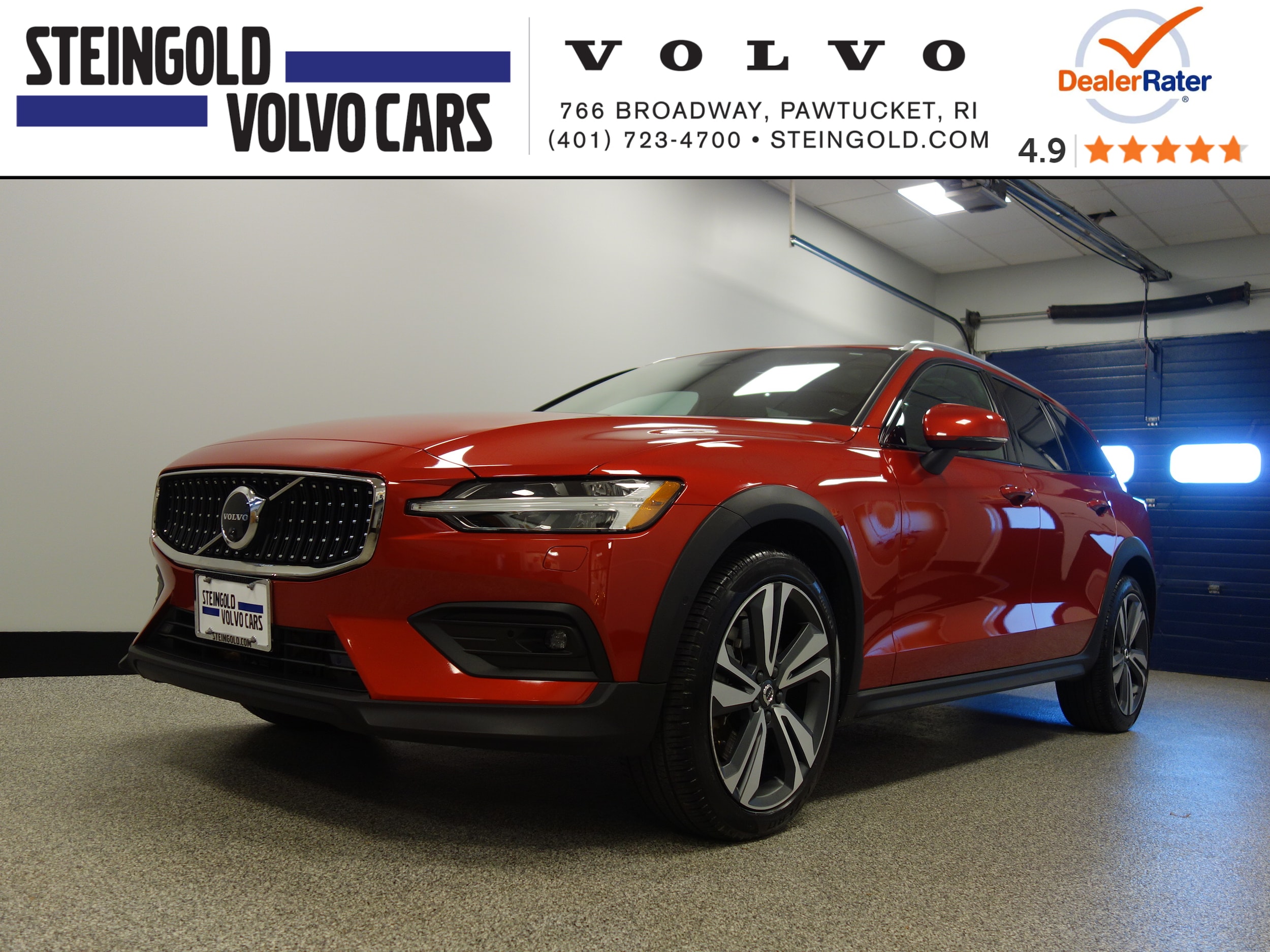 used 2024 Volvo V60 Cross Country car, priced at $43,900