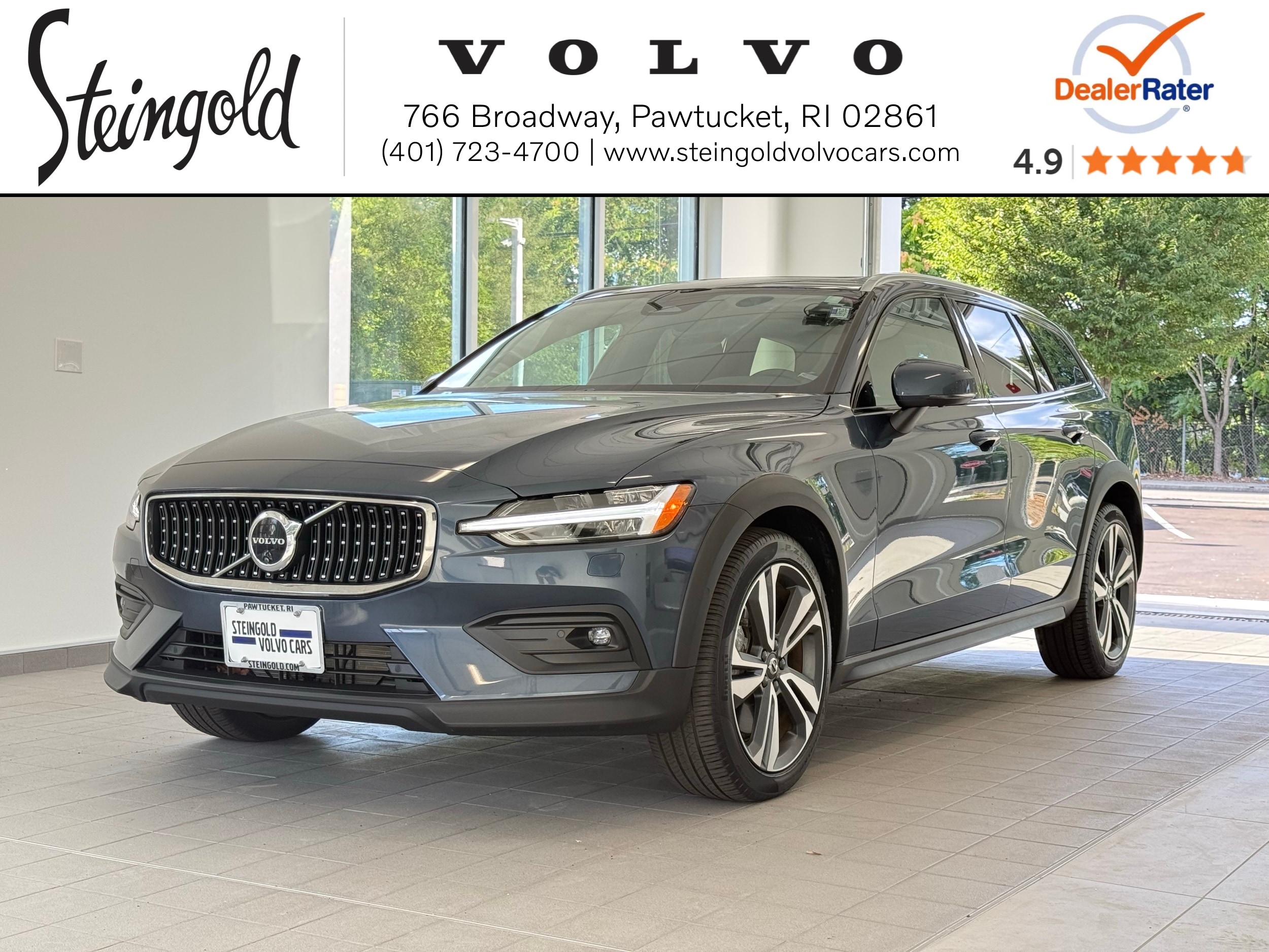 used 2024 Volvo V60 Cross Country car, priced at $49,500