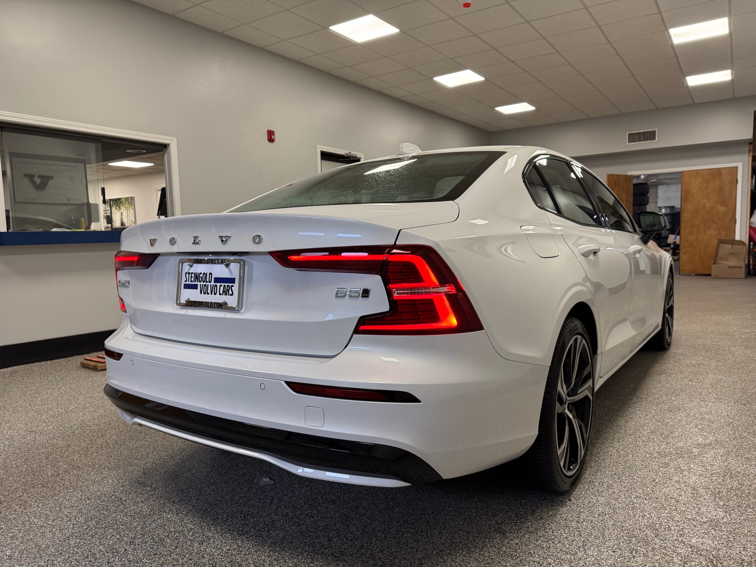 used 2024 Volvo S60 car, priced at $35,200