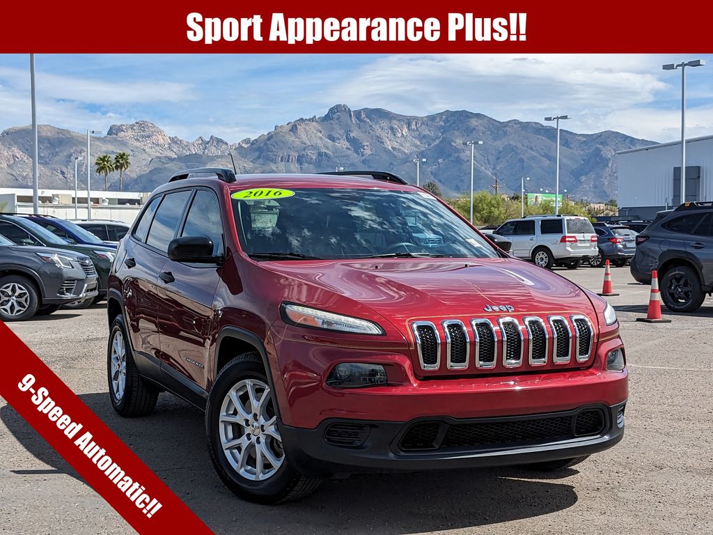 used 2016 Jeep Cherokee car, priced at $10,000