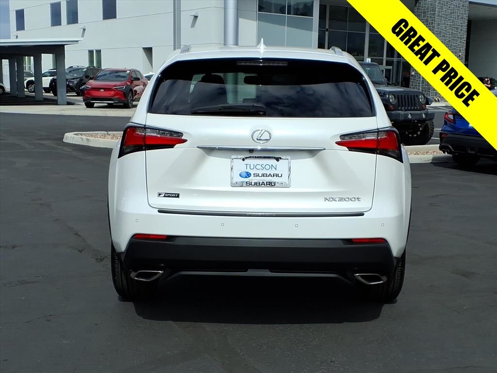 used 2015 Lexus NX 200t car, priced at $18,000