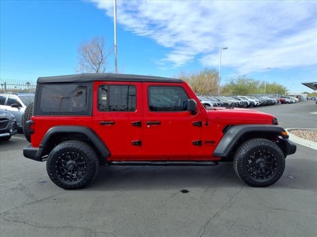 used 2022 Jeep Wrangler car, priced at $28,000