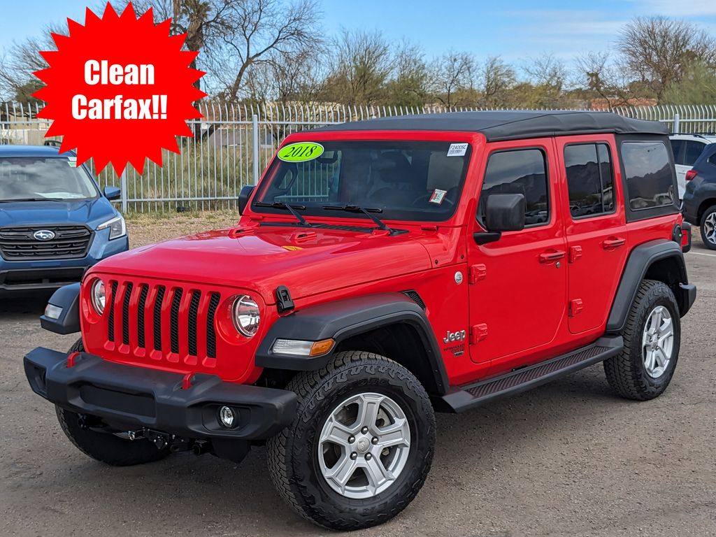 used 2018 Jeep Wrangler car, priced at $26,000