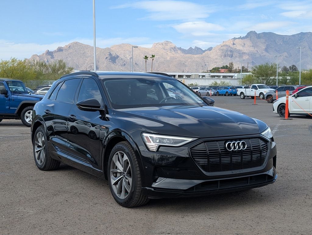 used 2021 Audi e-tron car, priced at $27,000
