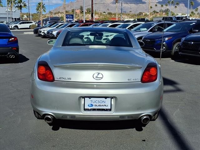 used 2002 Lexus SC 430 car, priced at $12,000